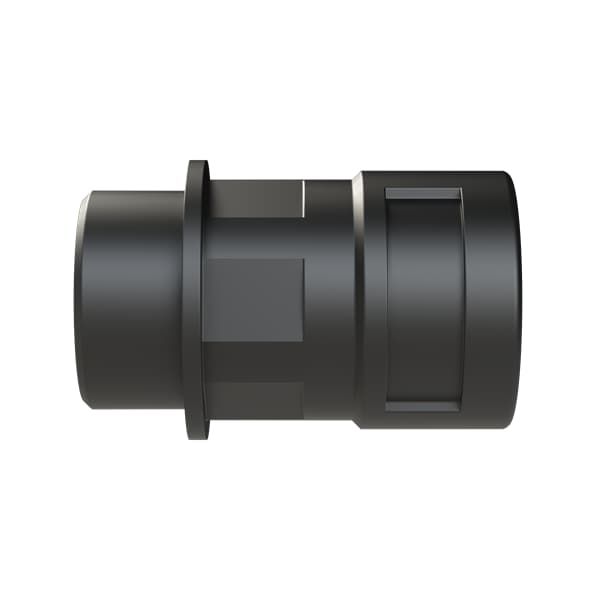 Abb Conduit Fitting Grounding Connector, Polyamide, PVC Coated, Gray SVND-M257GT - main